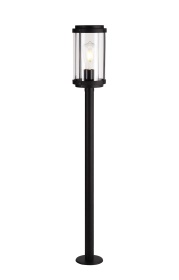 D0551  Reva 100cm Post Lamp 1 Light IP44 Black